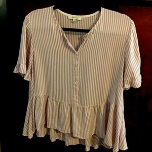 Madewell stripped button down shirt